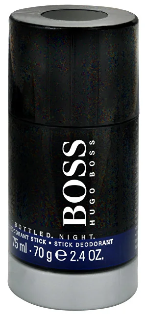 Hugo Boss No 6 Bottled Night Tuhy Deo 75ml 1×75 ml, tuhý dezodorant