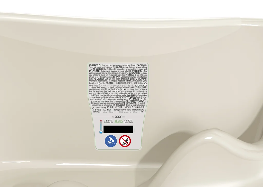 OK BABY Vanička bez držiaka Onda white 1×1 ks