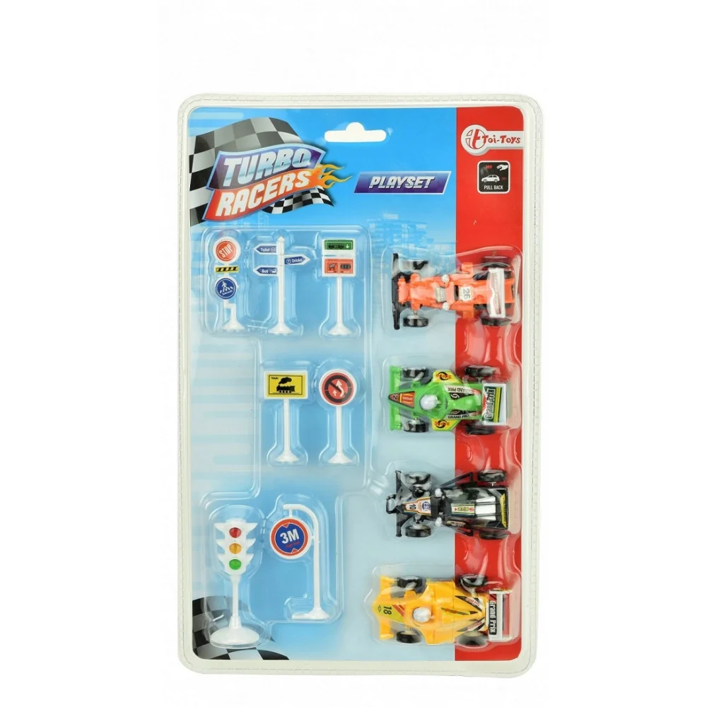Auto so značkami  -Toi Toys