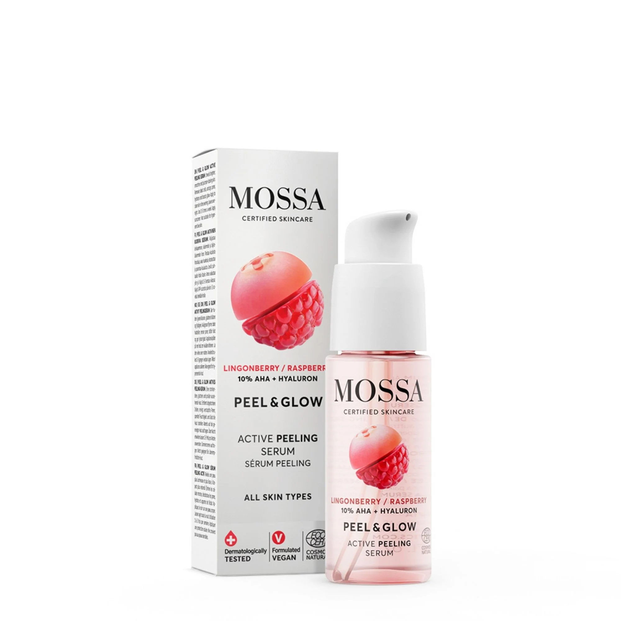 MOSSA Peelingové sérum, PEEL & GLOW 30 ml