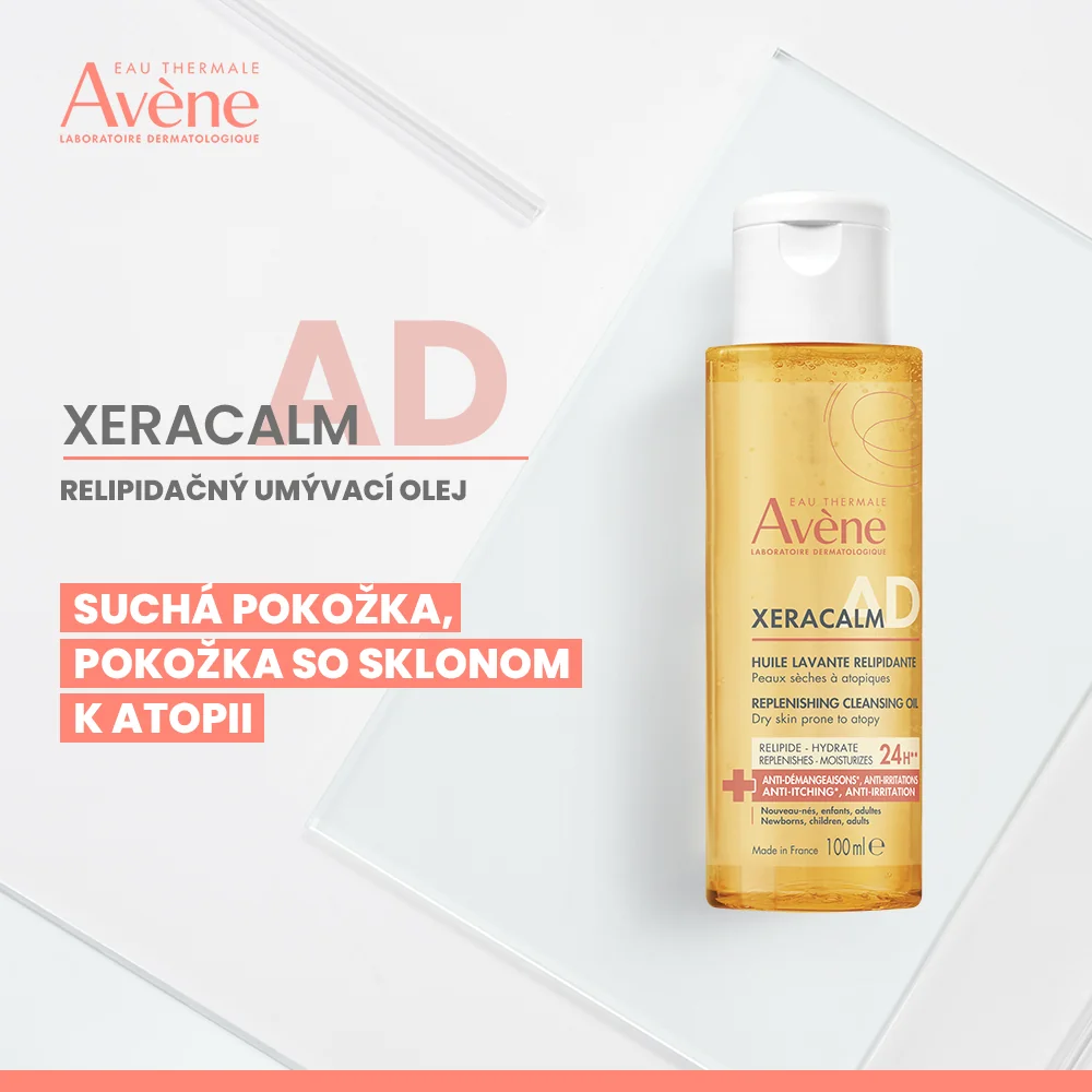 Avène XeraCalm A.D Relipidačný umývací olej 100 ml