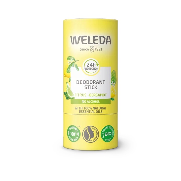 Weleda deostick Citrus a Bergamot 1×1 ks, tuhý deodorant