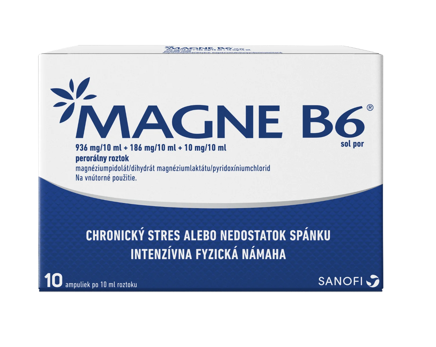 Magne B6 10 ml 10 ampuliek 10×10 ml, liek