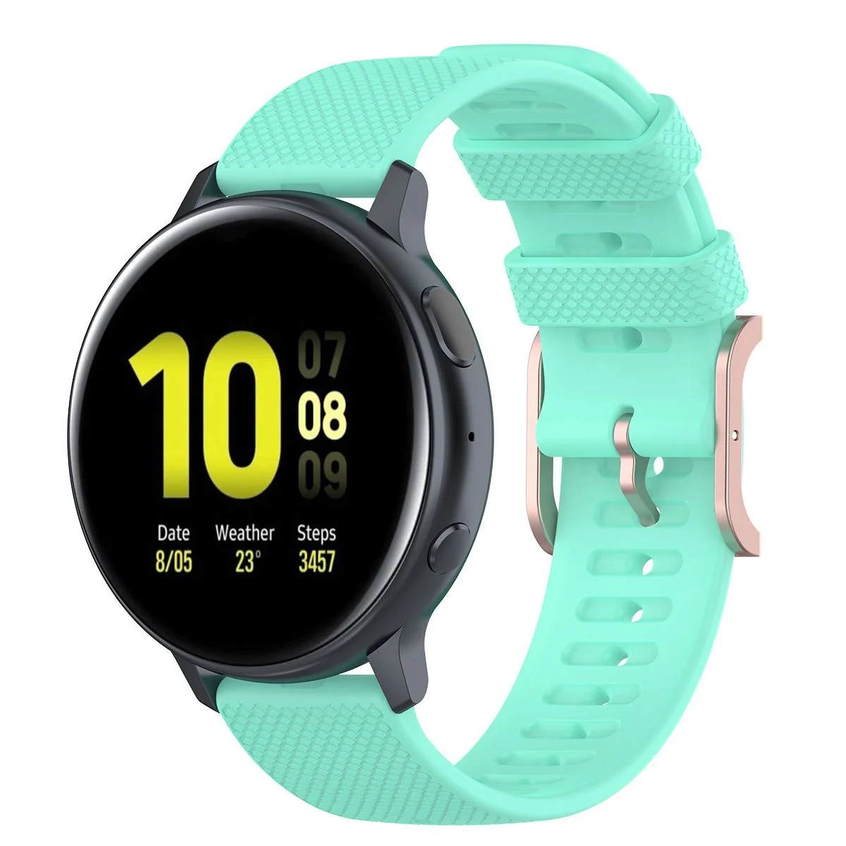 Bstrap Silicone Rain remienok na Samsung Galaxy Watch Active 2 40/44mm teal