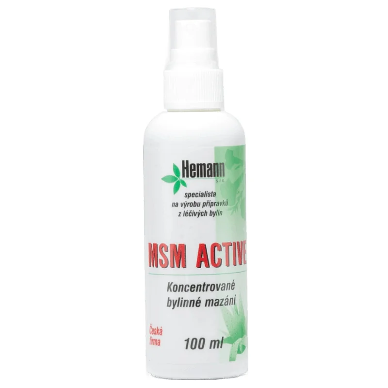 MSM active - bylinné mazanie 100ml