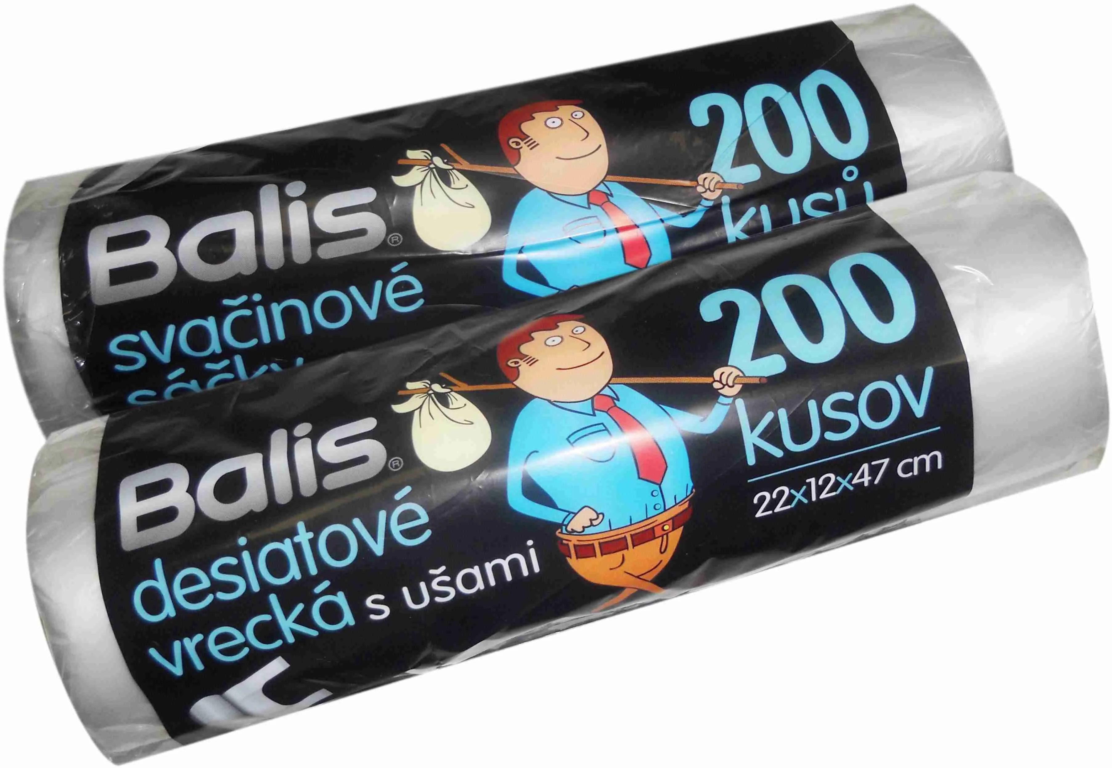 BALIS Desiatové vrecká s ušami 5kg/200ks 1×200 ks, desiatové vrecká
