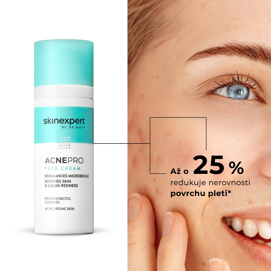 Skinexpert by Dr. Max® ACNEPRO Face Cream 1×50 ml, krém na tvár proti nedokonalostiam