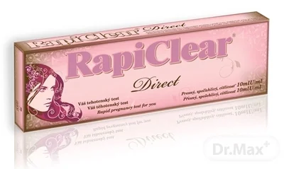 RapiClear Tehotenský test Direct 1×1 ks, tyčinka