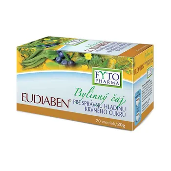 FYTO EUDIABEN® Bylinný čaj pre správnu hladinu krvného cukru 20×1 g, diabetický čaj