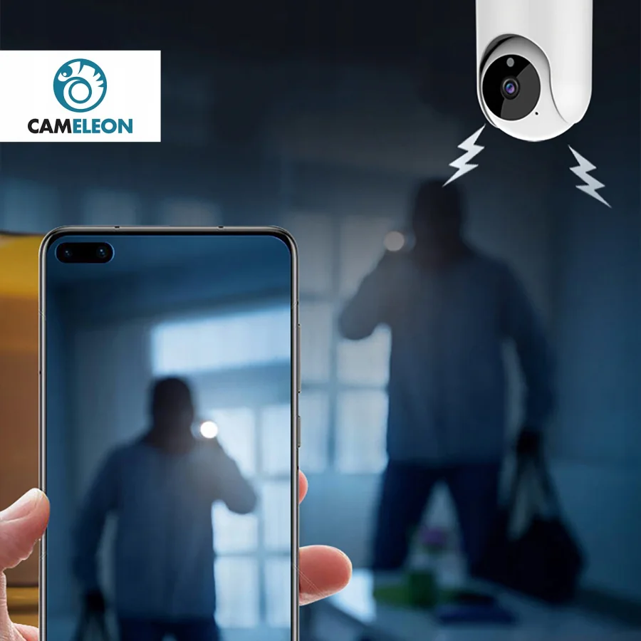 Vnútorná kamera Cameleon 355° IP WiFi 4MPX – Spoľahlivá ochrana pre váš domov