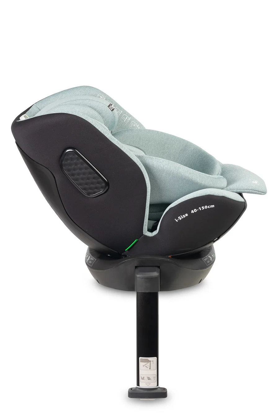 Autosedačka Lumi i-Size 40 - 150 cm, Isofix, 360 °, rastová, od 0m + do 12 rokov - zelená