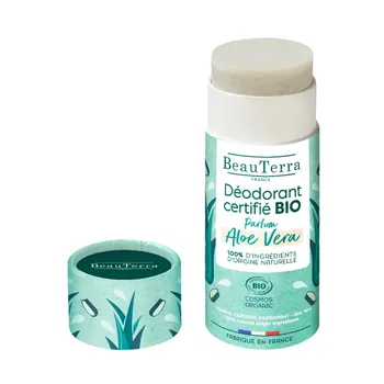 Beauterra Organic Deodorant Aloe Vera 1×50 g, deodorant