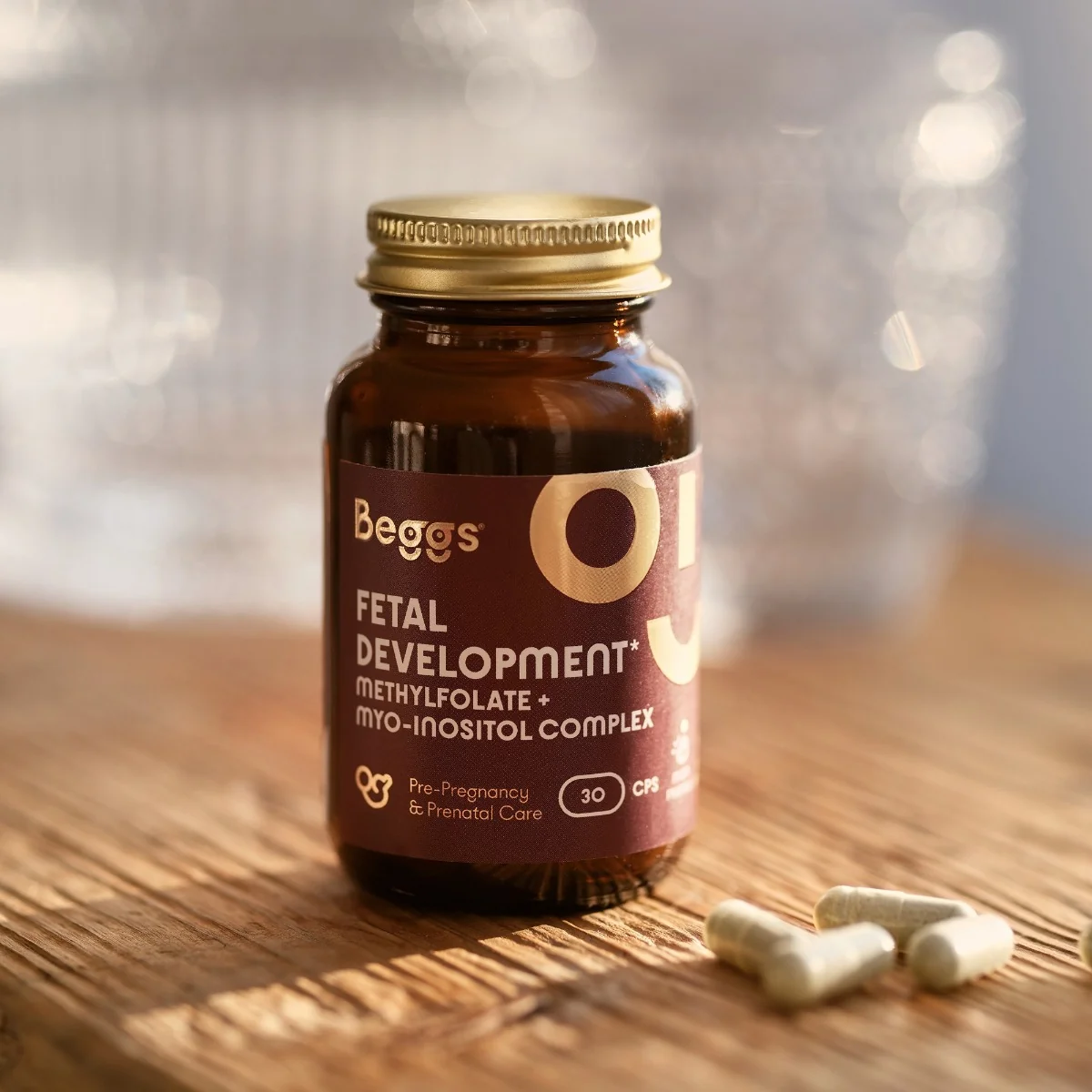 Beggs Methylfolate + myo-inositol COMPLEX 30 cps 1×30 cps, výživový doplnok