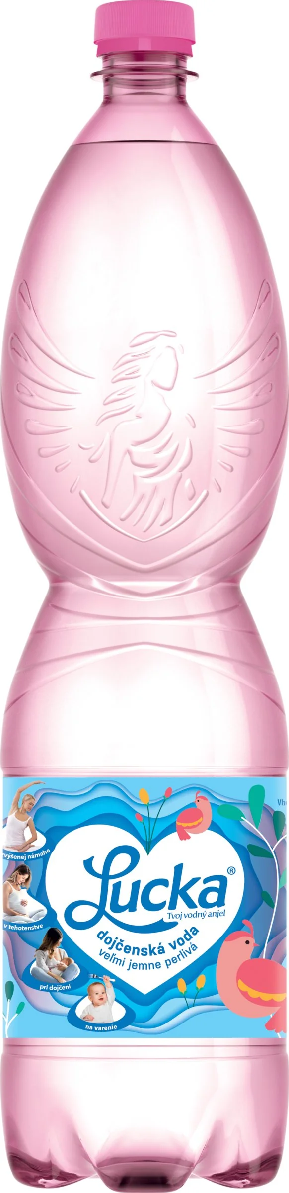 LUCKA - dojčenská voda VEĽMI JEMNE PERLIVÁ 1,5l 1×1500 ml, dojčenská voda