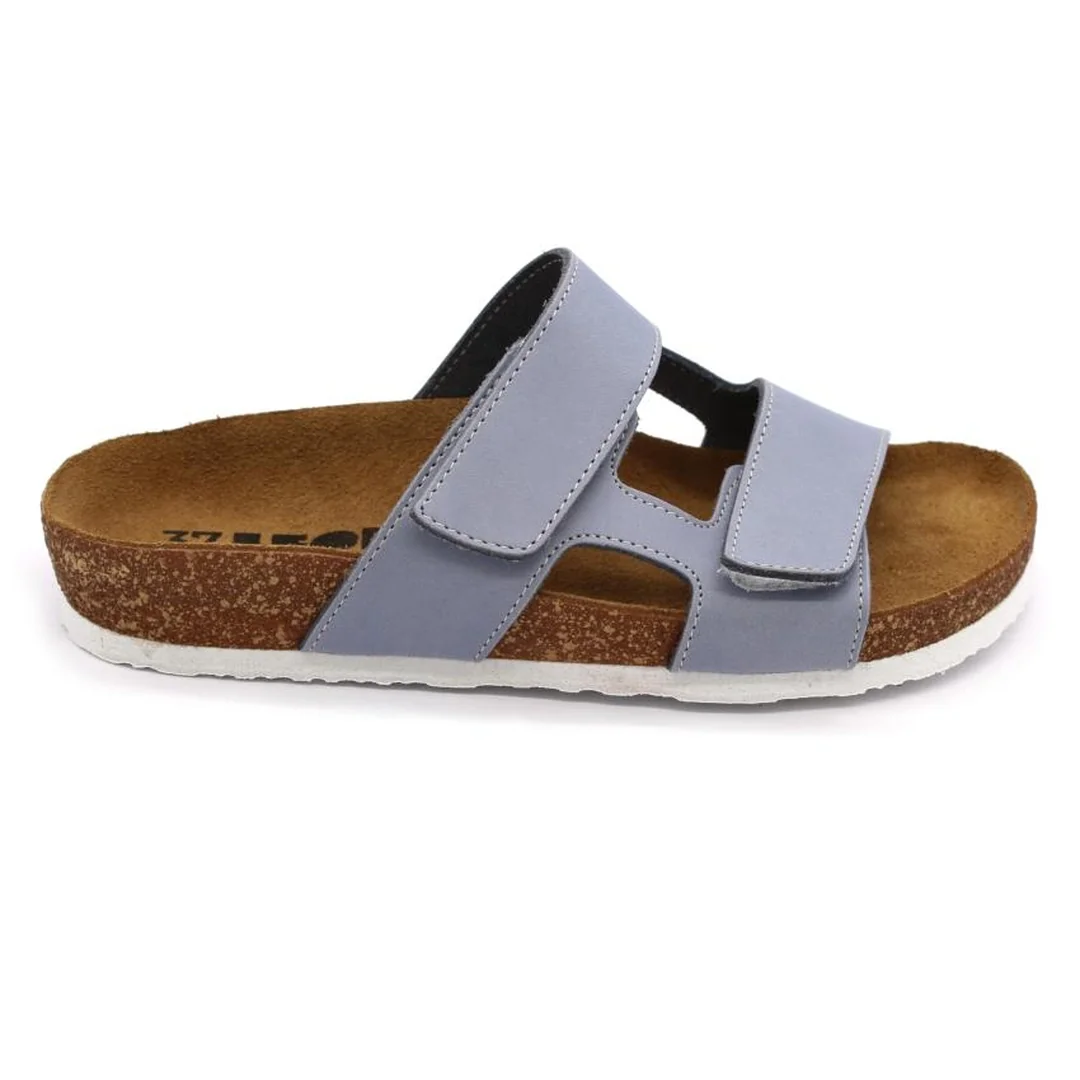Leon 4051 Dámska zdravotná korková obuv s prackou 41 - 26cm, sivá, 2,0 cm