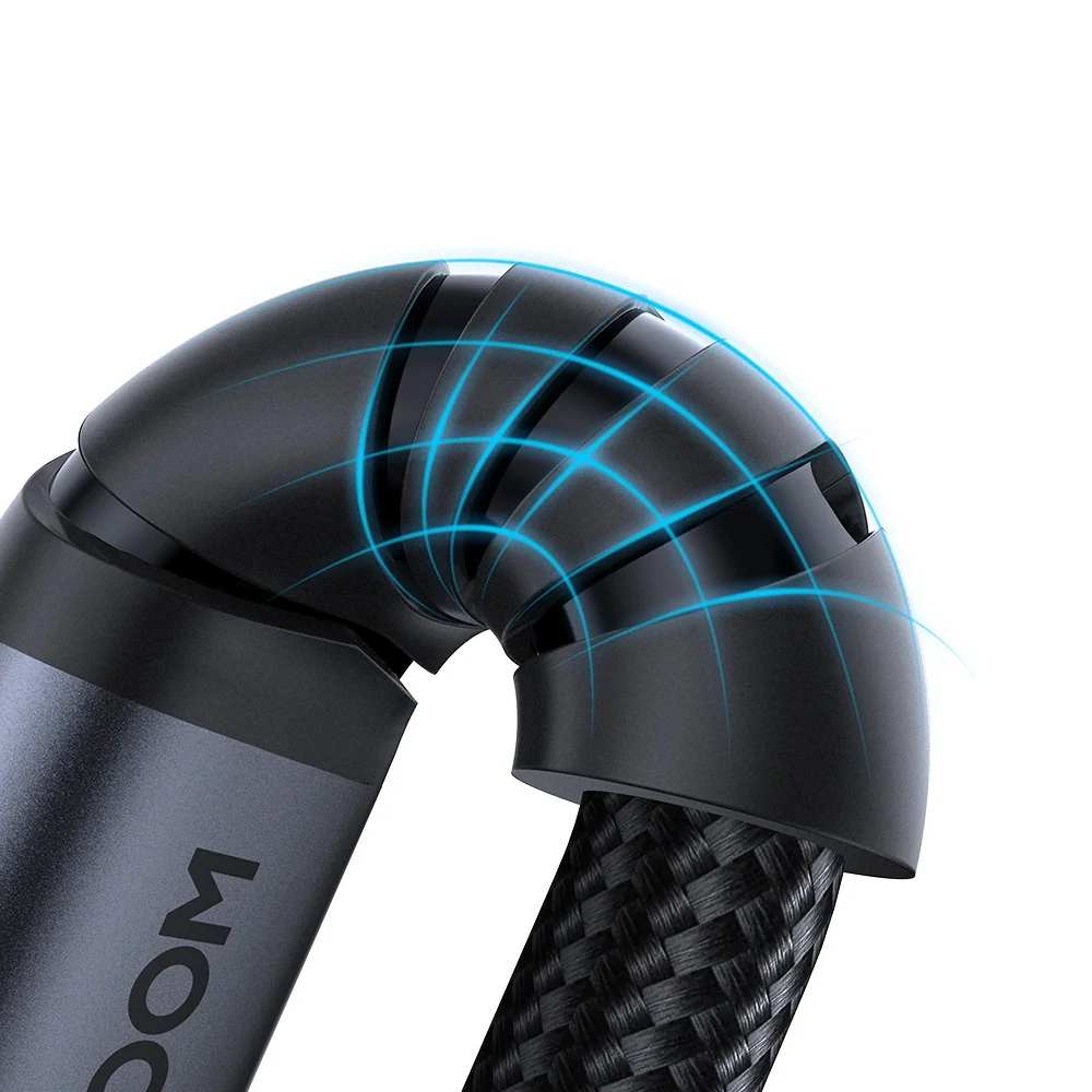 Joyroom SY-A07 Audio kábel 3.5 mm jack - USB-C 1.2m, čierny
