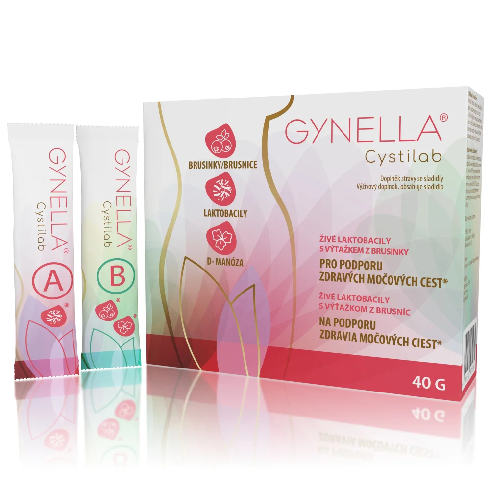 GYNELLA Cystilab dvojdielne vrecká 10x4 g (40 g)