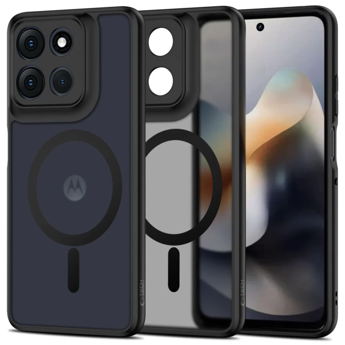 MagSafe obal na Motorola Moto G56 5G - Čierna Tech-Protect MagMat