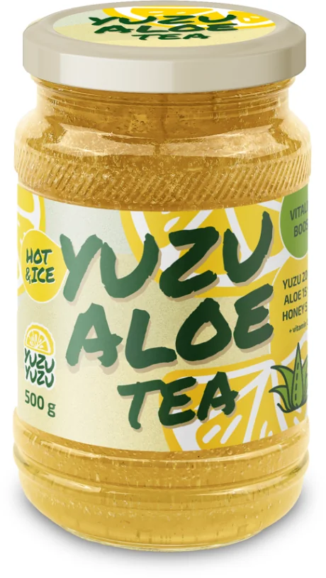Zdravý Yuzu Aloe Tea, 500g 1×500ml, zdravý soviežujúci nápoj