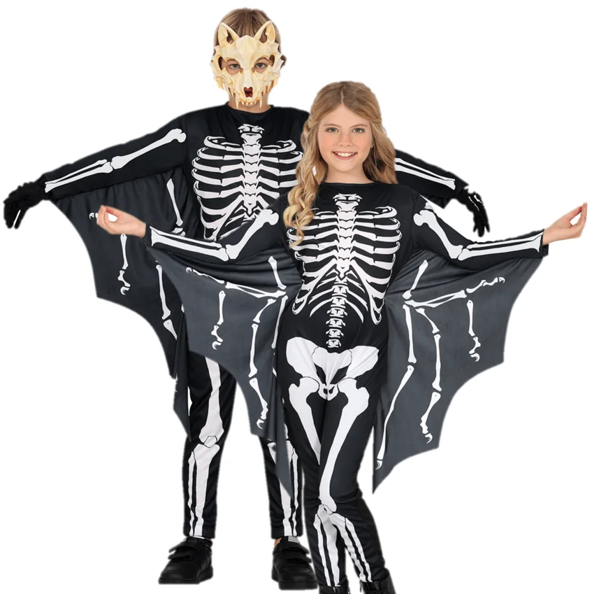 Kostým Netopier kostra unisex 7-9 rokov