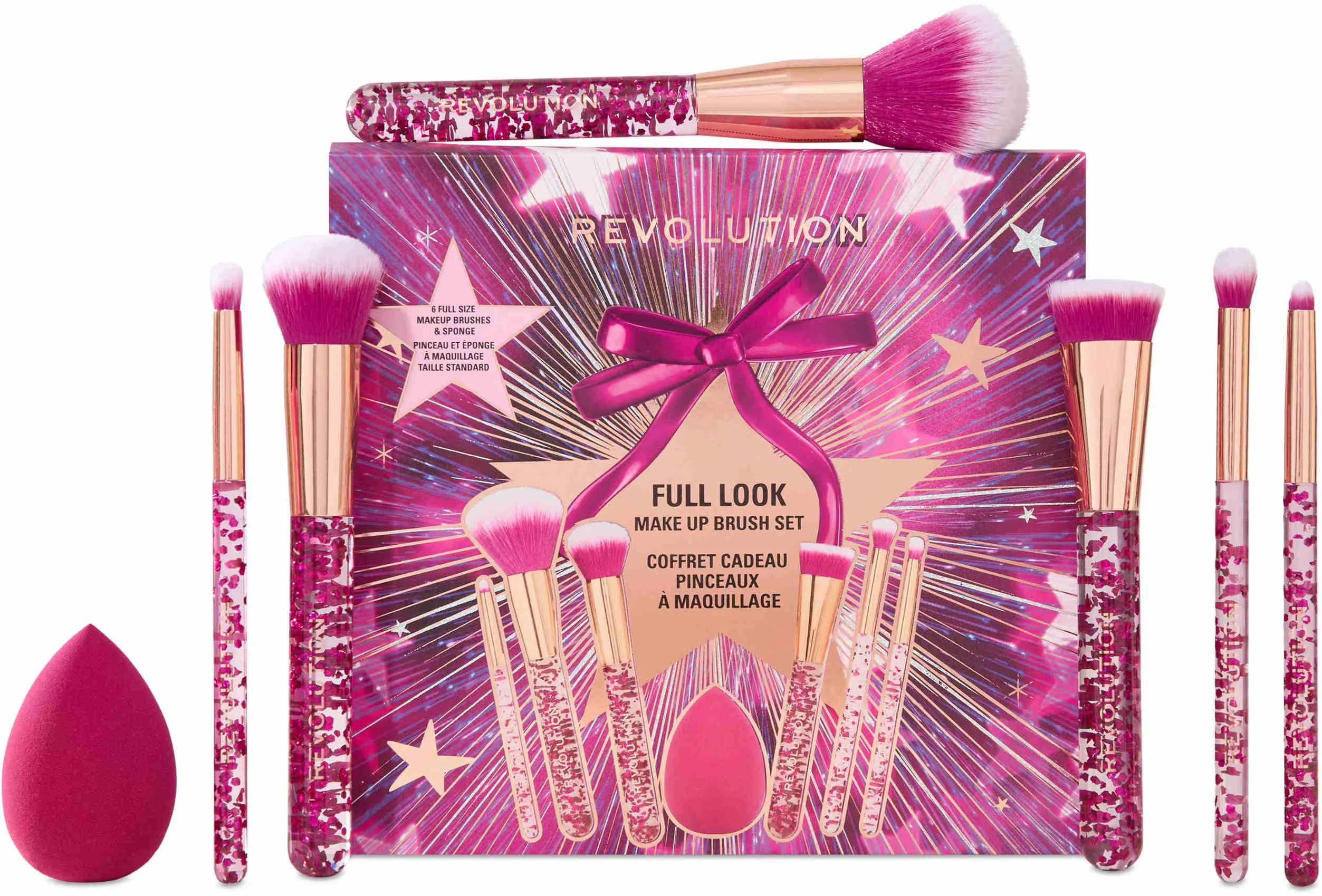Revolution Beauty Full Look Makeup Brush Gift Set 1 set