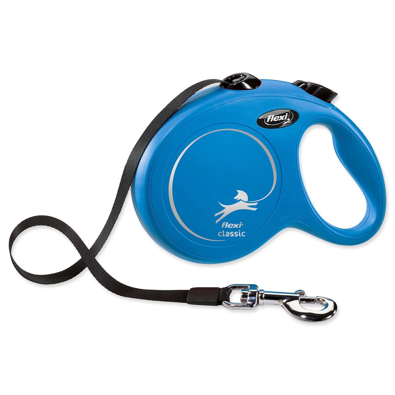 Vodítko Flexi Classic New páska L modré 5m