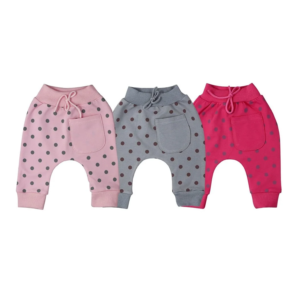 Dojčenské tepláčky Koala Dots sivá 62 (3-6m), 20C50926 
