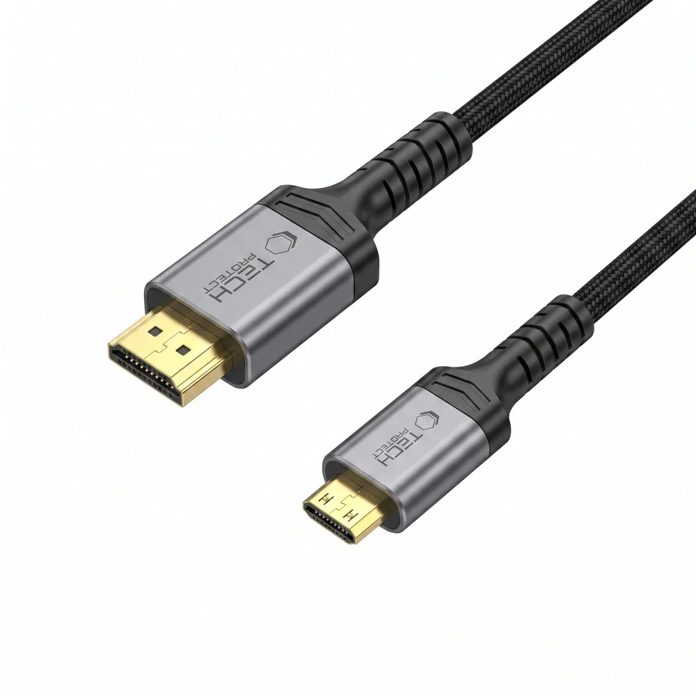 Tech-Protect Ultraboost kábel Mini HDMI / HDMI 2.1 8K 2m, čierny
