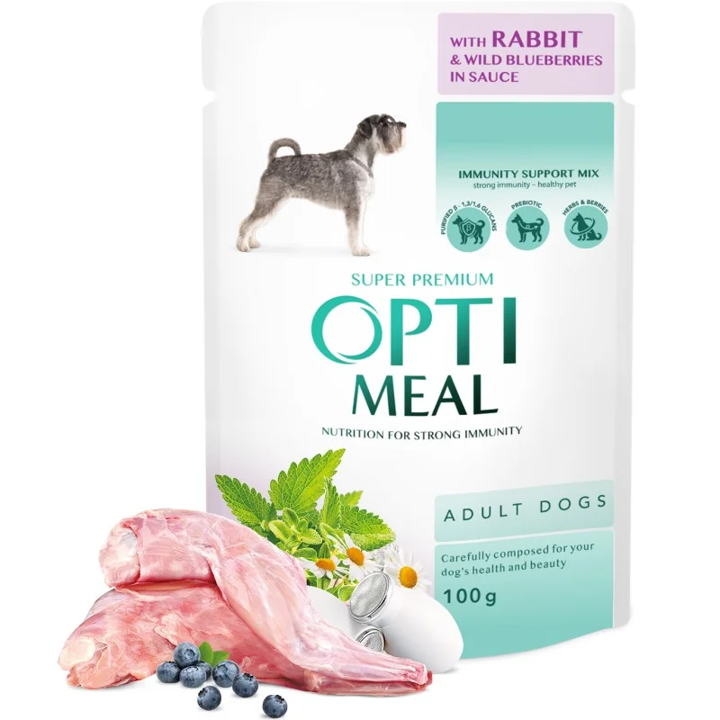 OPTIMEAL™ SET 3+1 №5 kapsičky pre dospelých psov 4x100g