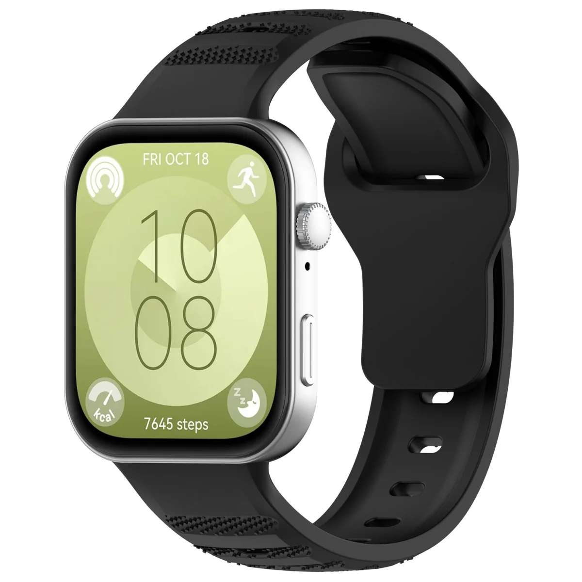 BStrap Silicone remienok na Huawei Watch Fit 3, black
