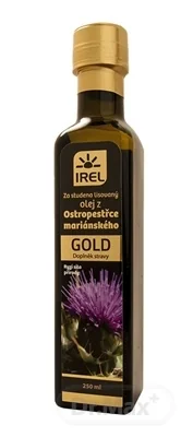 IREL Olej z pestreca mariánskeho GOLD 1×205 ml, olej