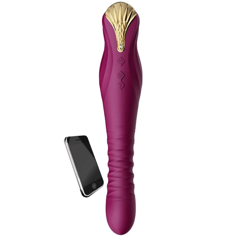 Zalo King príklepový vibrátor s mobilnou aplikáciou 30 cm