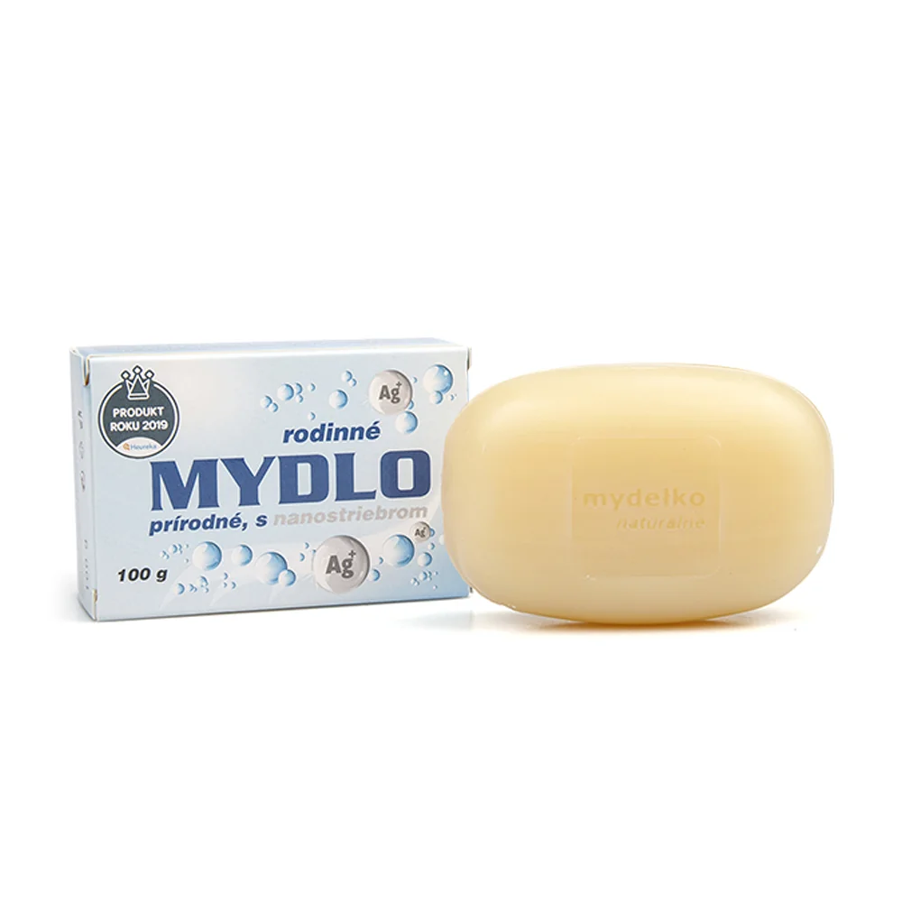 Ag+ prírodné mydlo s nanostriebrom 1×100 g, mydlo