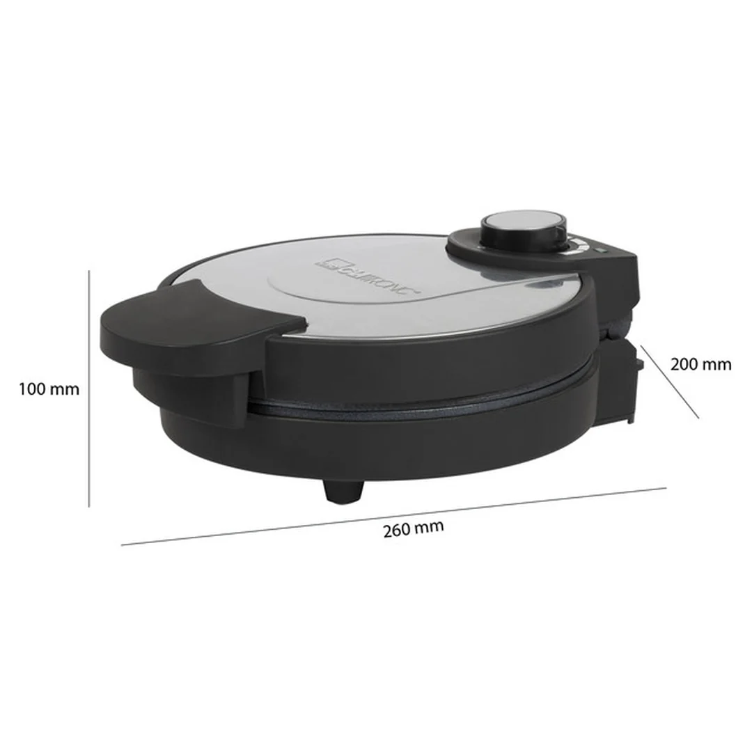 Clatronic WA 3492 vaflovač z nehrdzavejúcej ocele, 18 cm, 1000 W