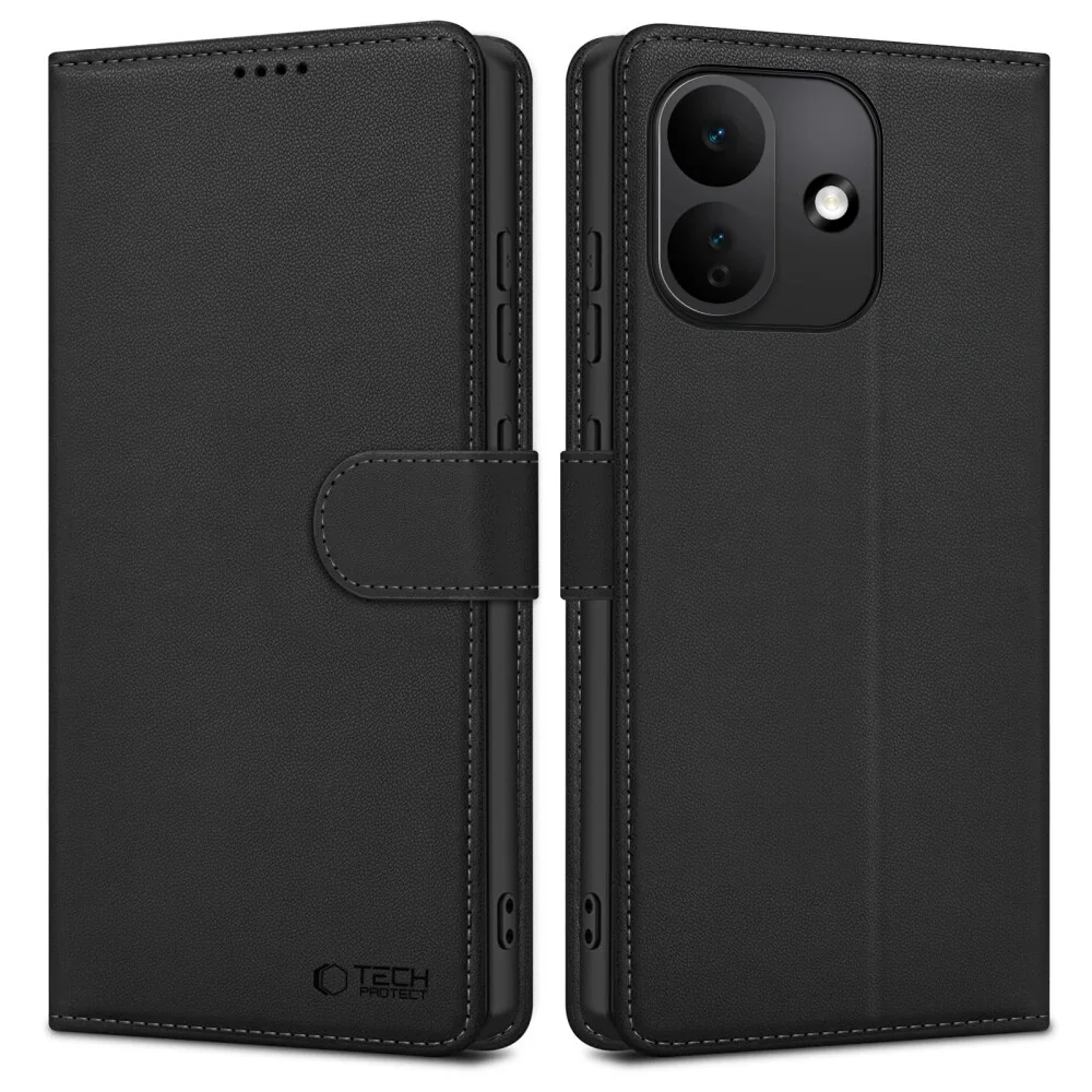 Tech-Protect Wallet knižkové puzdro na Xiaomi Redmi Note 17 Pro 5G, čierne