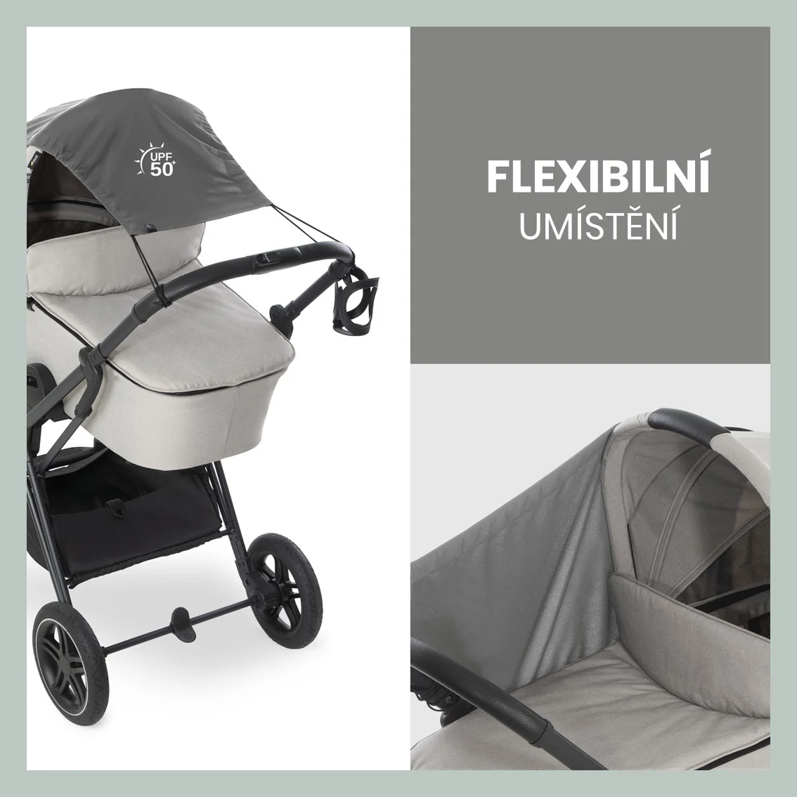 Hauck Sunshade univerzálna slnečná clona na kočík UV 50+