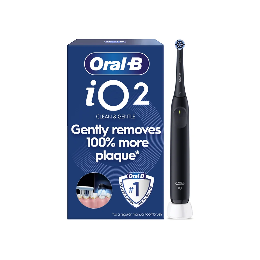 Oral-B iO 2 elektrická zubná kefka, čierna 1 ks
