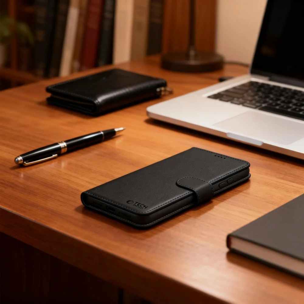 Tech-Protect Wallet knižkové puzdro na Motorola Edge 70 5G, čierne