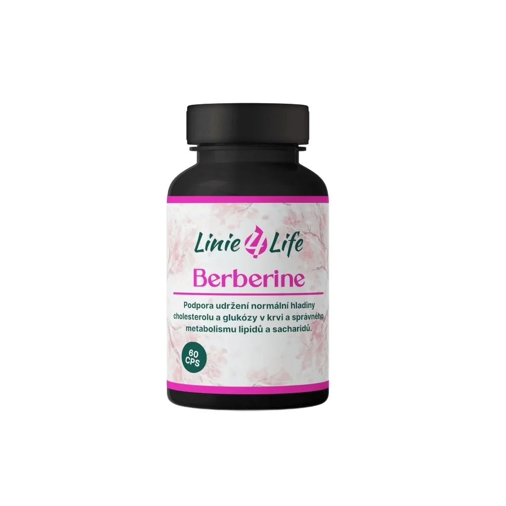 Linie4life  BERBERÍN 60 kapsúl regulácia cholesterolu, glukózy a metabolizmu tukov, bez plnidiel
