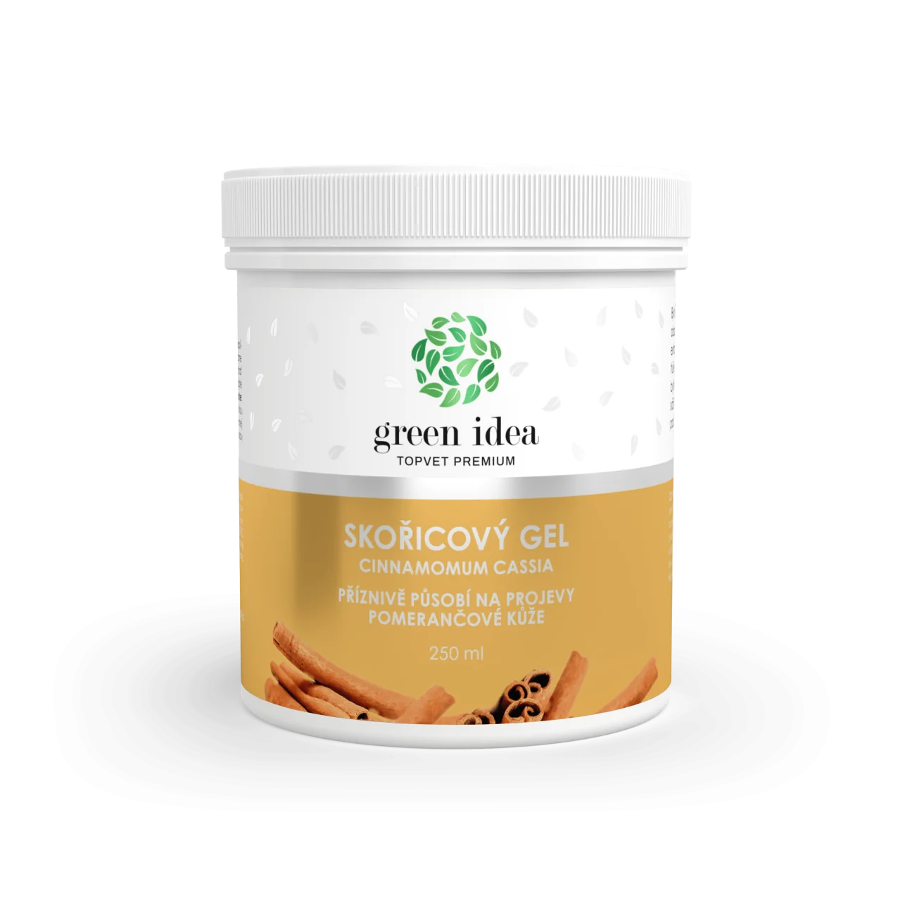 Škoricový masážny gél 250 ml - Green idea