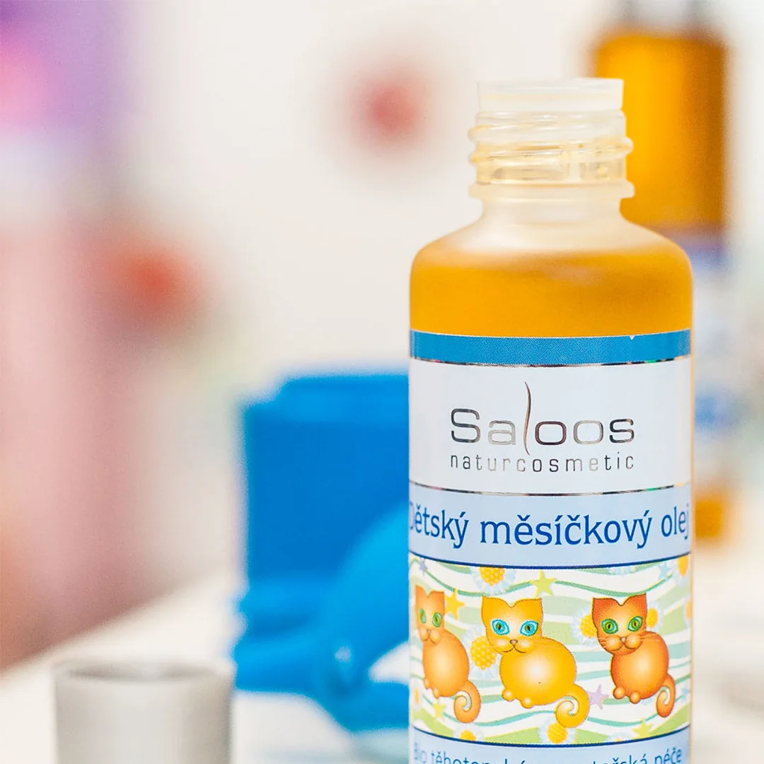 Saloos Detský nechtíkový olej 1×50 ml, na ochranu pred vysúšaním a podráždením