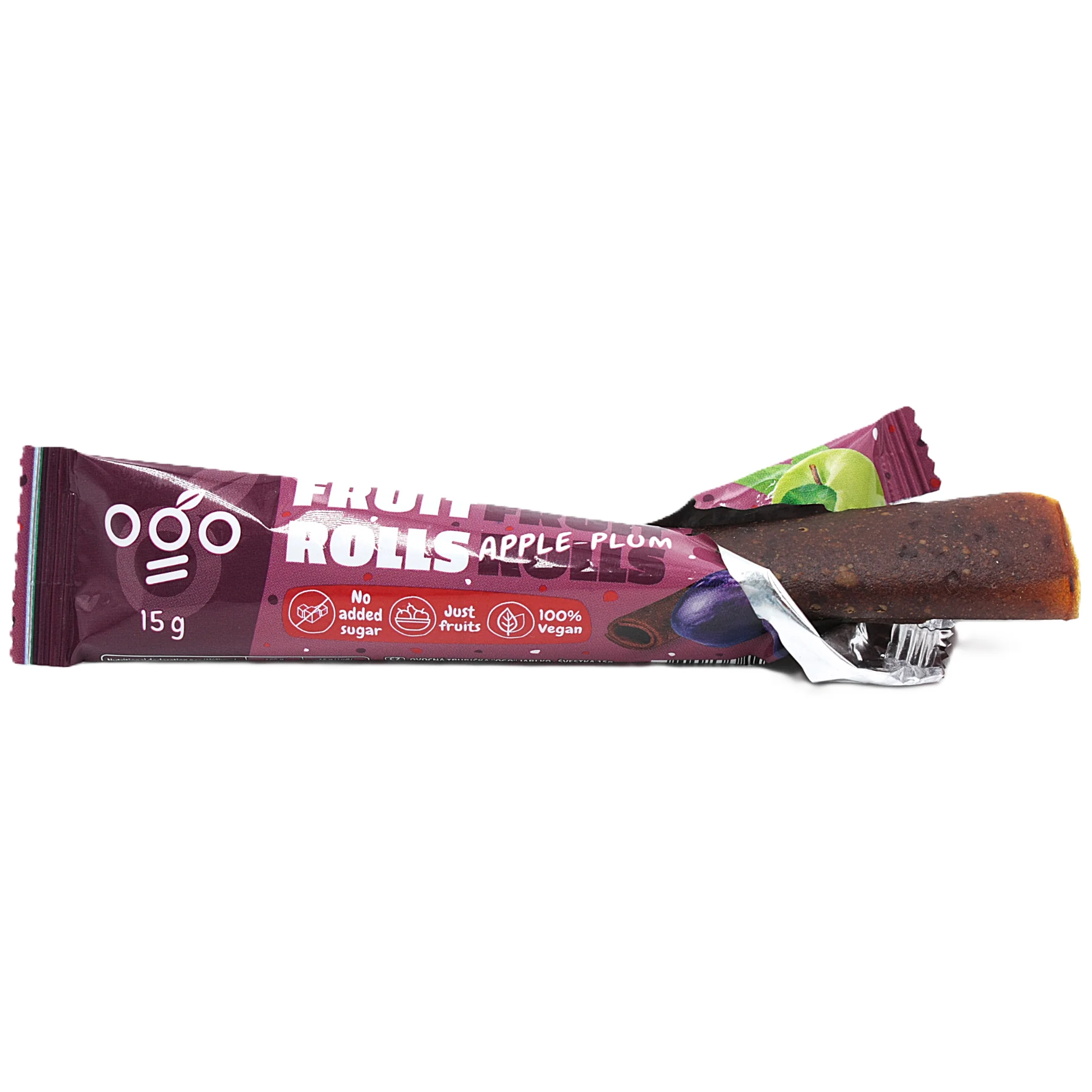 OGO ovocná trubička jablko-slivka 1×15 g, ovocná trubička