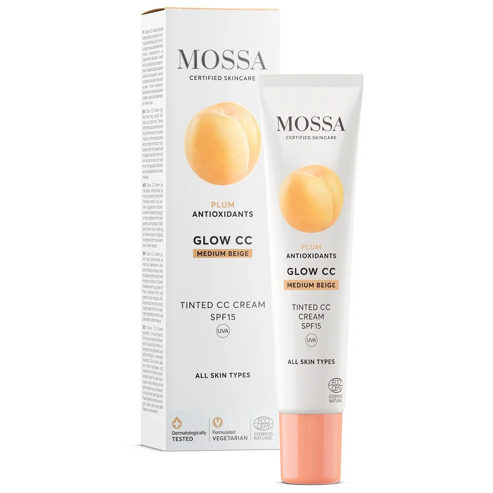 MOSSA Glow CC tónovací krém s SPF 15 Medium Beige 40 ml
