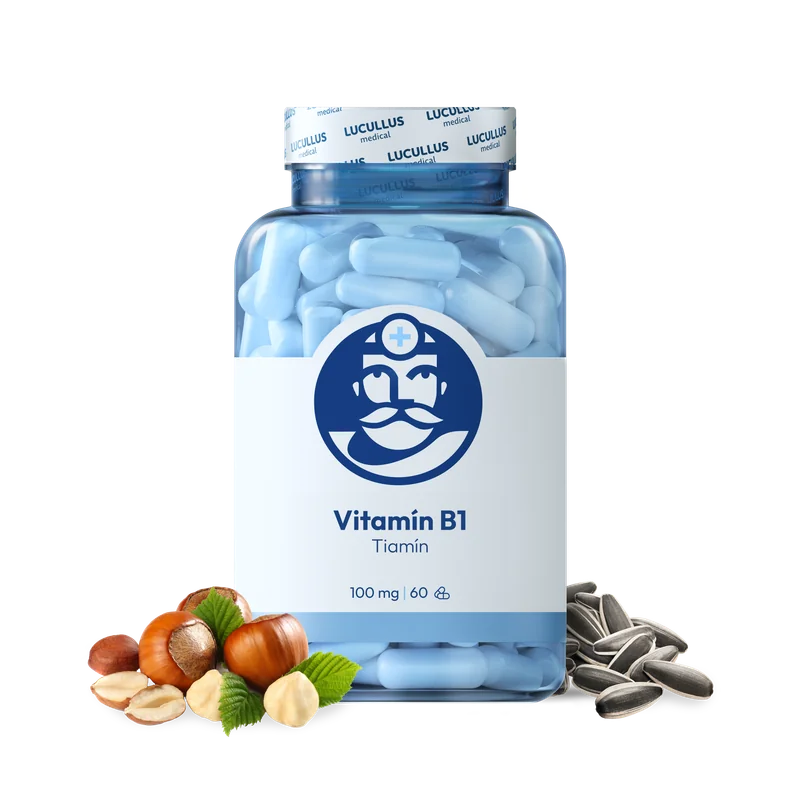 Dr. LUCULLUS Vitamín B1 2× 60 kapsúl Tiamín