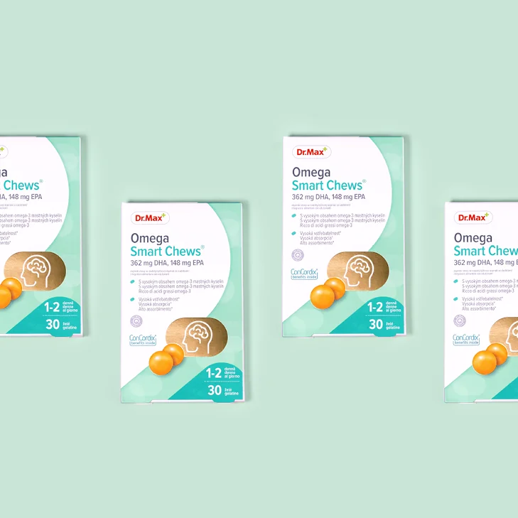 Dr. Max Omega Smart Chews 1x30 ks, jemné želé s rybím olejom