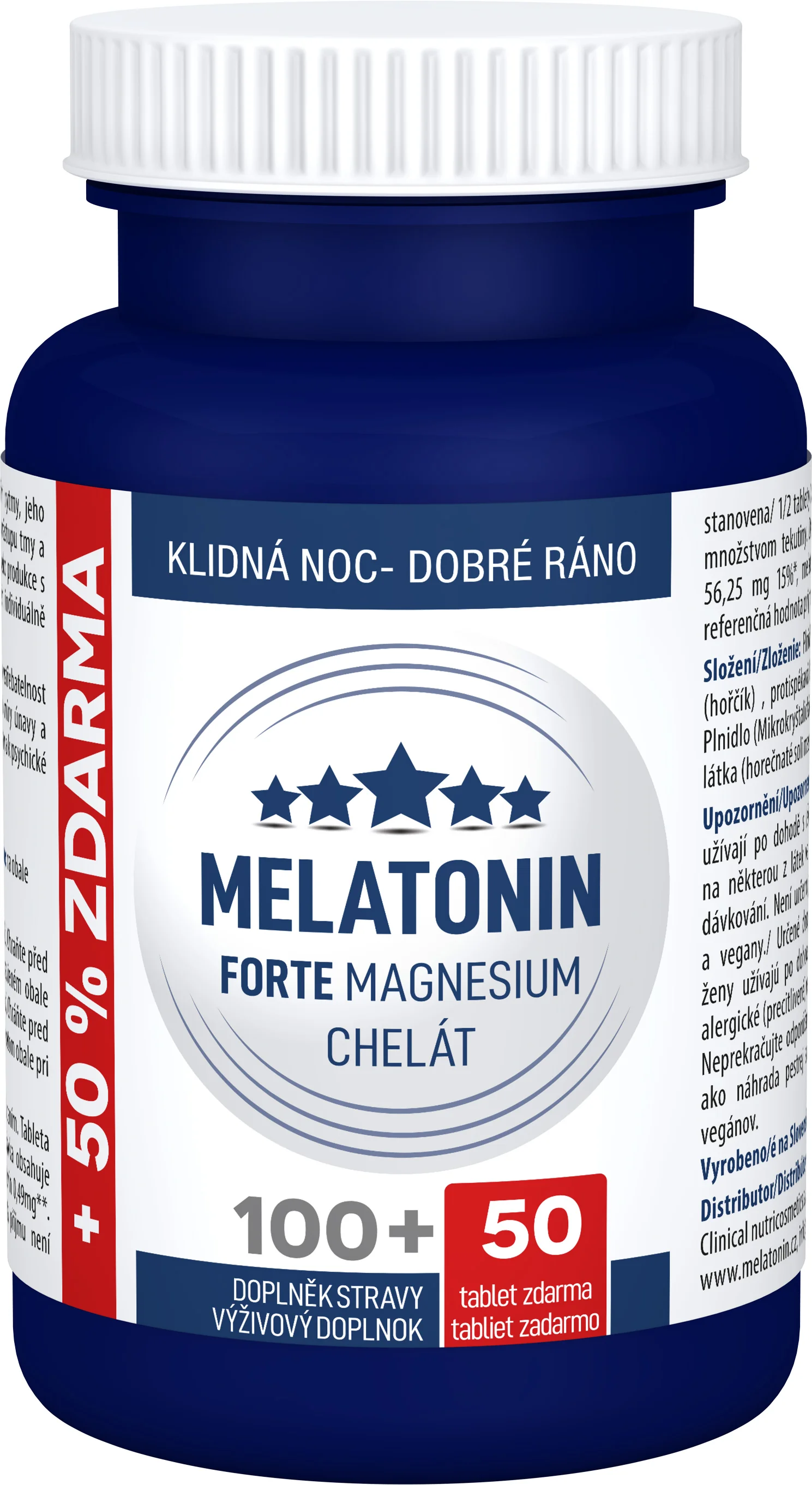 Melatonin Forte Magnesium chelát 150 tbl