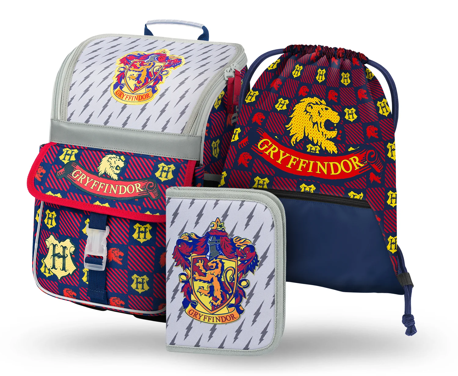 Baagl Sada 3 Zippy Harry Potter Chrabromil: aktovka, peračník, vrecko