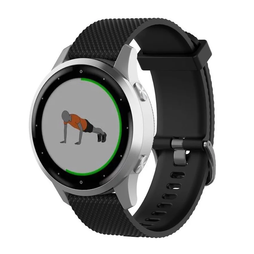 BStrap Silicone Land remienok na Xiaomi Haylou Solar LS05 black