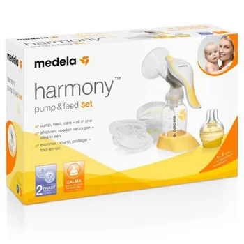 Medela Harmony Pump & Feed Set manuálna odsávačka mlieka + Calma