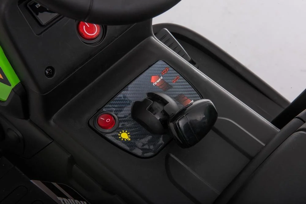 Elektrický traktor Baby Mix Erick s diaľkovým ovládačom zelený ,